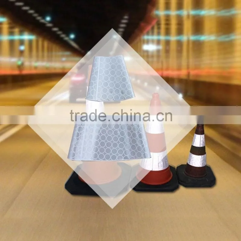 high reflective coefficient traffic cone sleeves