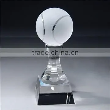Crystal glass basketball Trophy Cup Sports Souvenir