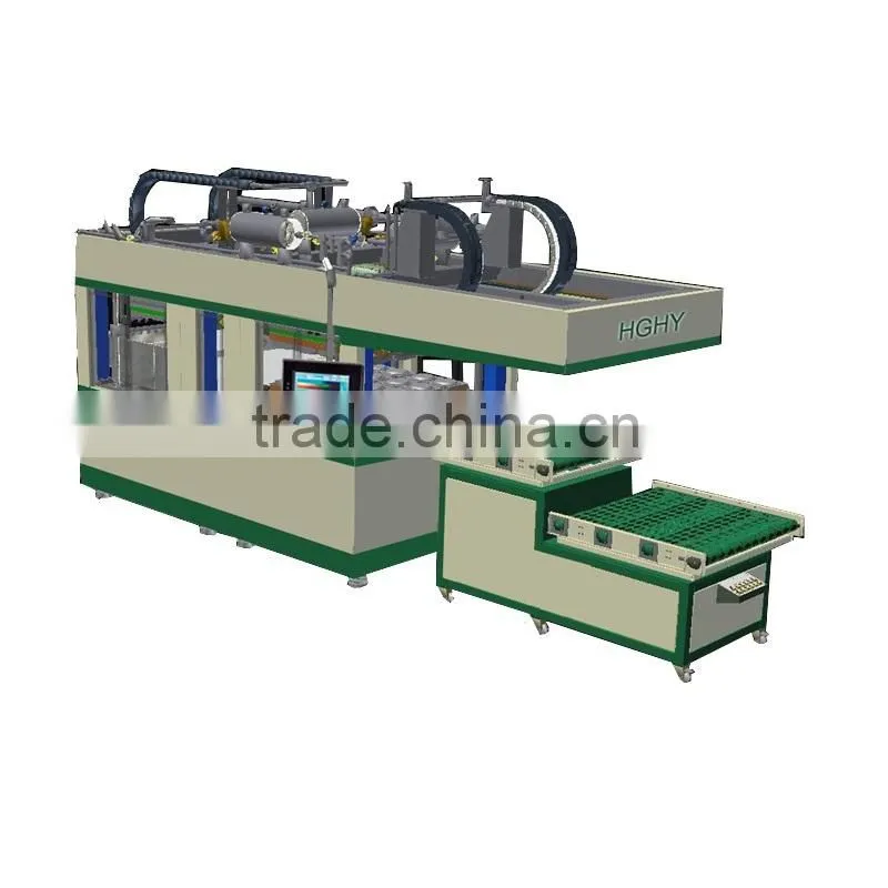HGHY white environment food service trays machine