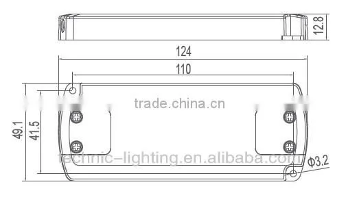 15mm thickness led desk-top driver
