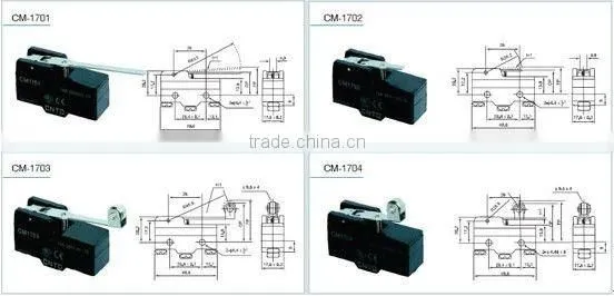 2012 new hot sale micro switches 15A