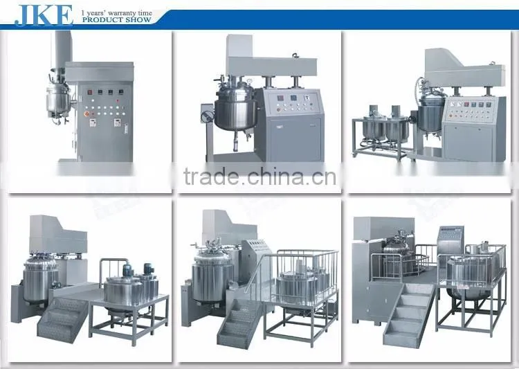 Industrial Cream Gel Lipstick Toothpaste Cosmetic Vacuum Homogenizer High Shear Mixer