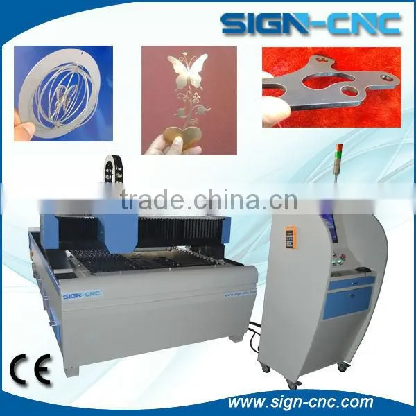fiber cutting machine with Reycus 500w laser tube friendess head