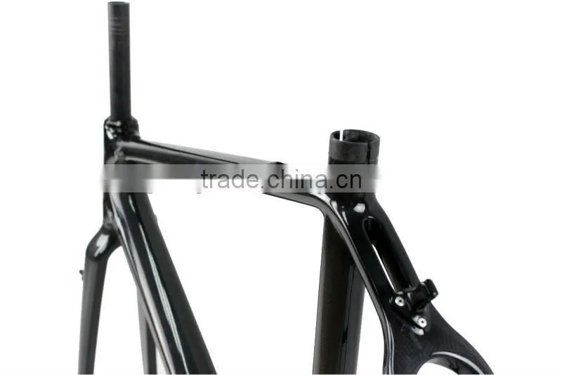 Carbon cyclocross bike frame, T700 carbon fiber frame, chinese cx frame V brake , cyclocross bike ISP frame