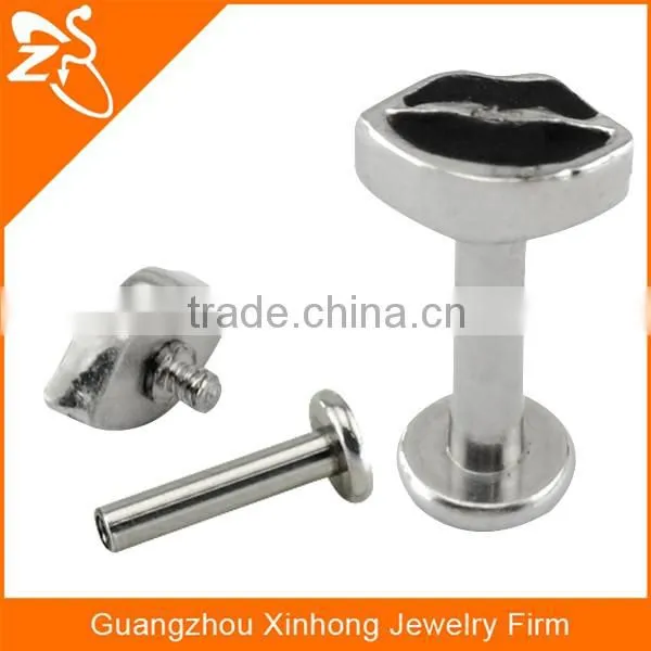 surgical steel custom butterfly labret studs labret piercing body jewelry