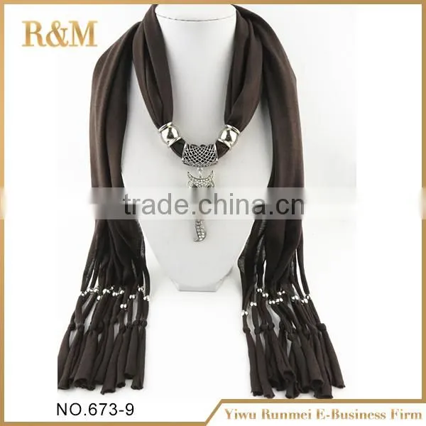Newest factory sale unique design fashion scarf on sale