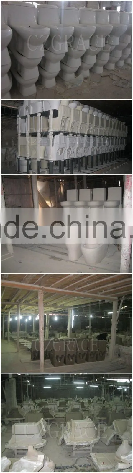 Chinese Economic One Piece siphonic toilet manufacturer Model GC-2045