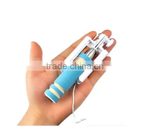 Monopod New Design 13.5 CM Length Wired Selfie Stick Mini