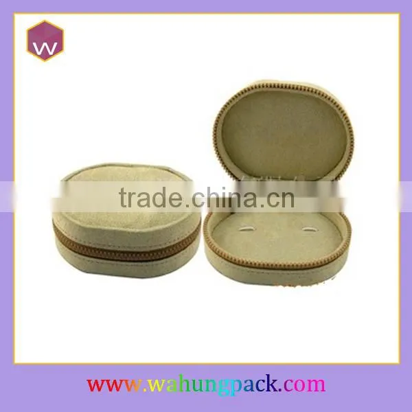 Fashion Colorful Leatherette Paper Cufflink Box Small Rigid Paper Cufflink Box(WH-0290)