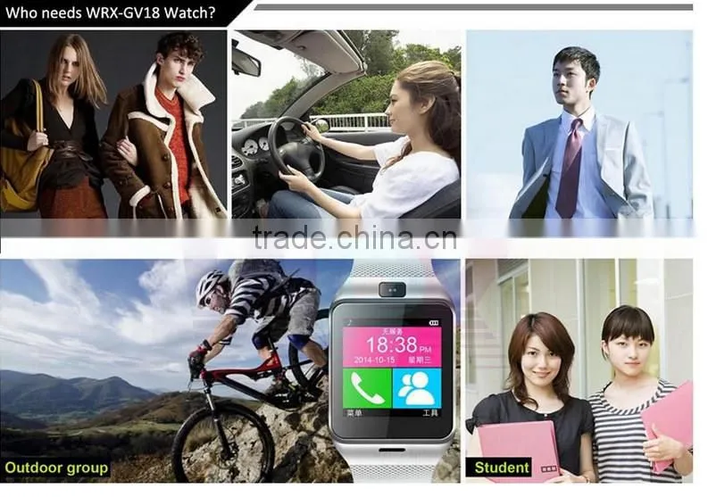 Gv18 andriod watch CPU 533MHZ bluetooth Water proof smart watch