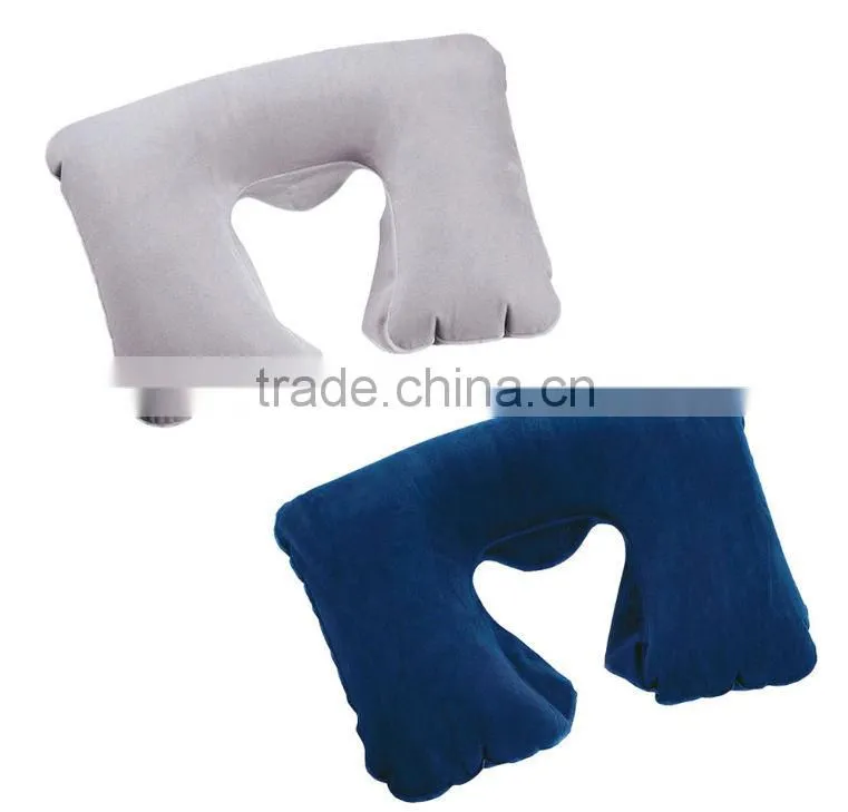 U-shap inflatable bed rest pillow