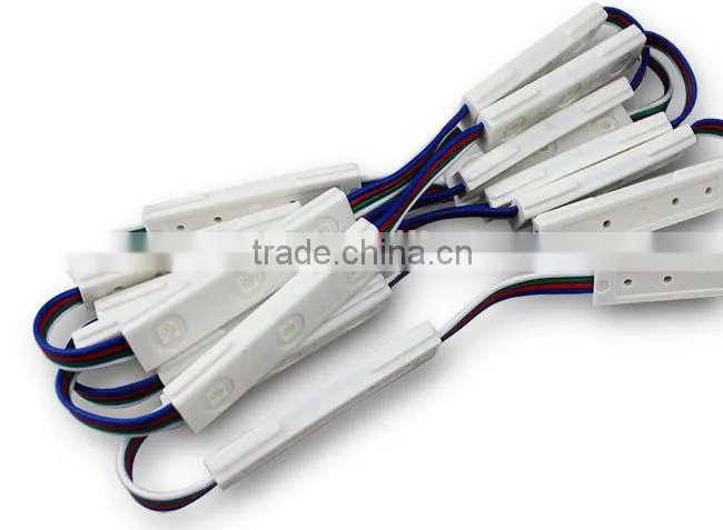 Shenzhen factory rgb module led 5050 0.72W injection led module DC12V GLMD108