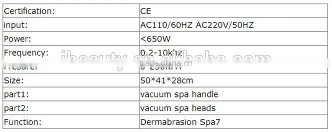 Microdermabrasion peeling equipment crystal diamond