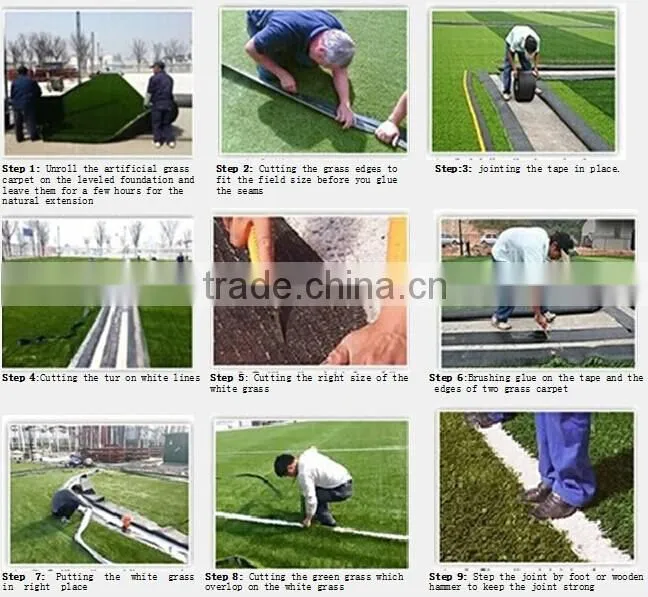 cheap artificial grass carpet / artificial grass tile/artificial turf grass