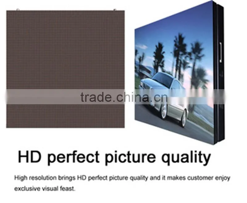 160*160MM p10 full color free china HD p10rgb led display for outdoor advertising