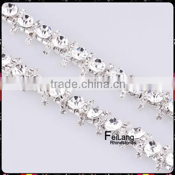 Feilang rhinestone chain for headband decorative