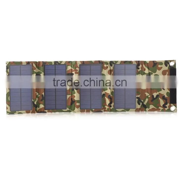 5V 8W Solar USB Panel Battery Power Bank Pack Charger External Solar Power Bank Outdoor Emergency Charger for Tablets PC iPhone