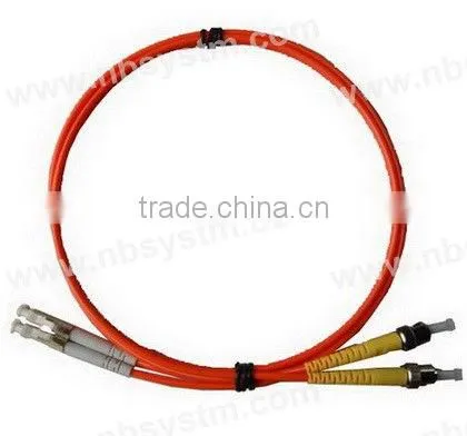 Fiber Optic Patch Cable, LC-ST, Multi Mode, Duplex (50/125 Type)