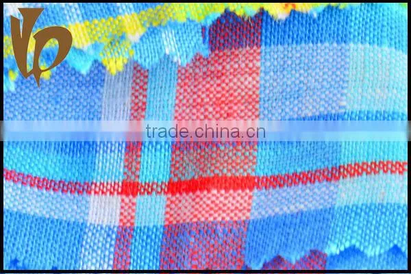 pure linen fabric for india style wholesale plaid shirts