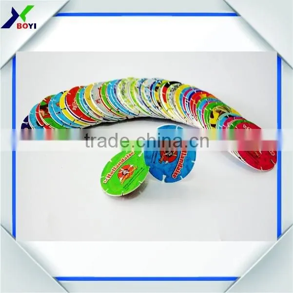 round tazo for candy/chocolate /chips promotional