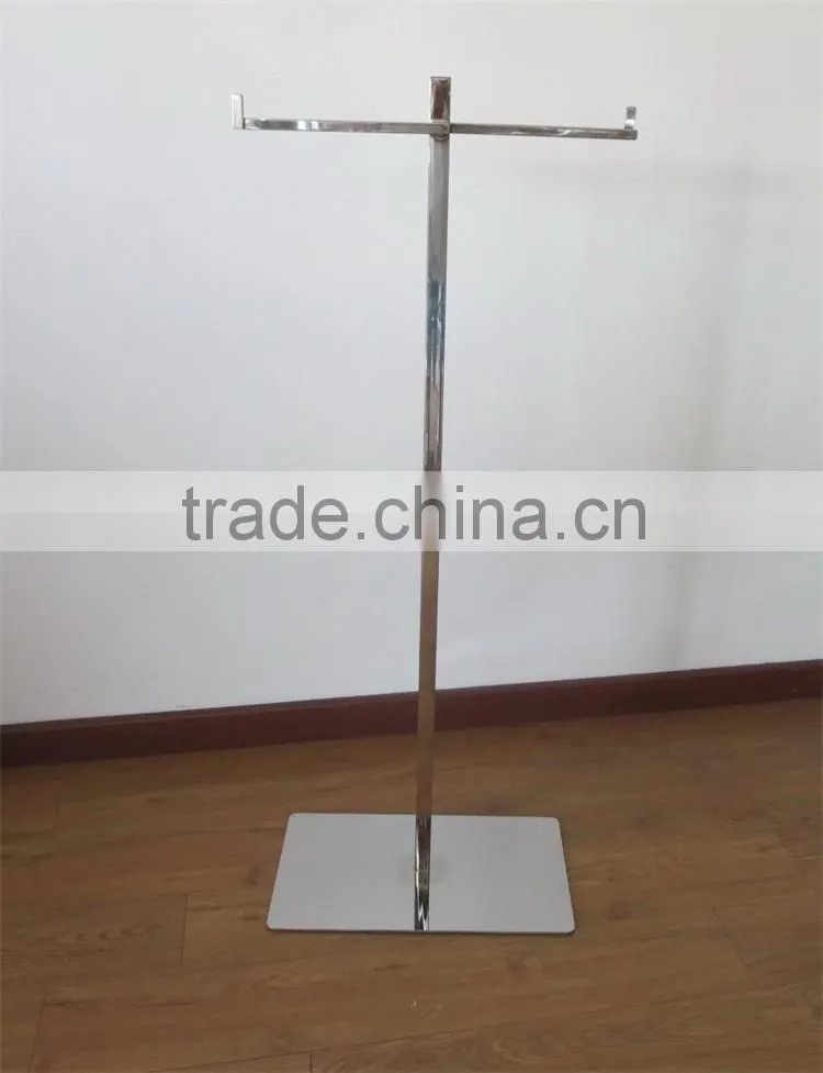 Chrome Plating Finish Tall Metal handbag Display Rack