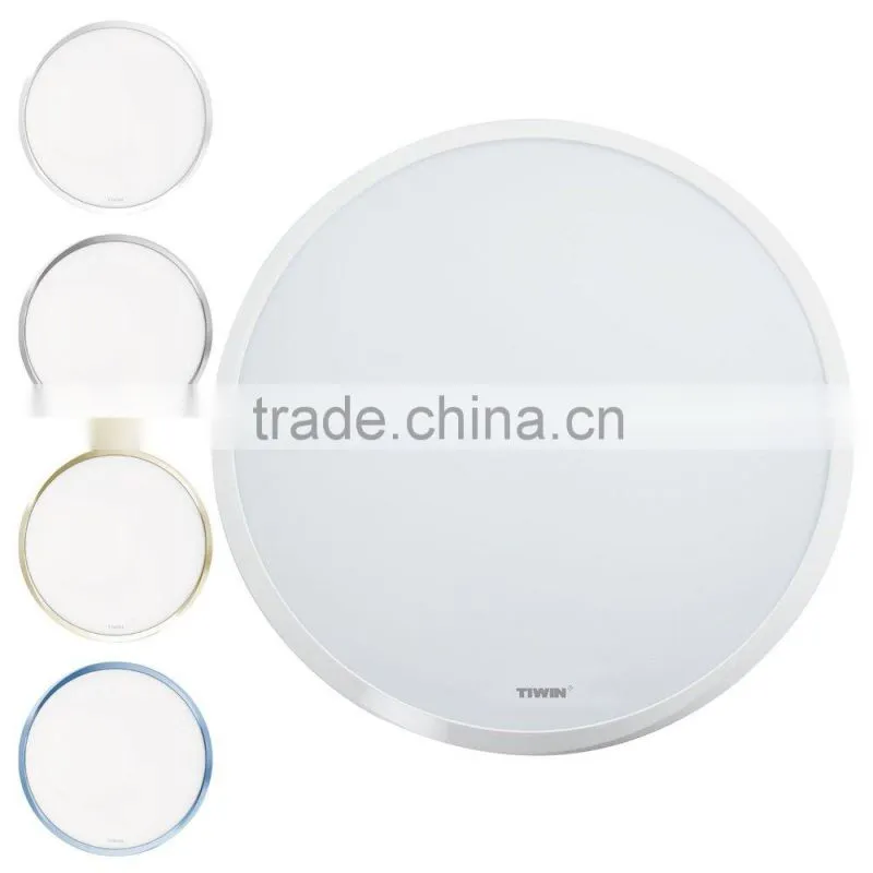 TIWIN 22W Surface Mount 45W Fluorescent Bulb Equivalent, 1700lm, 45cm Warm White LED Ceiling Light Fixtures