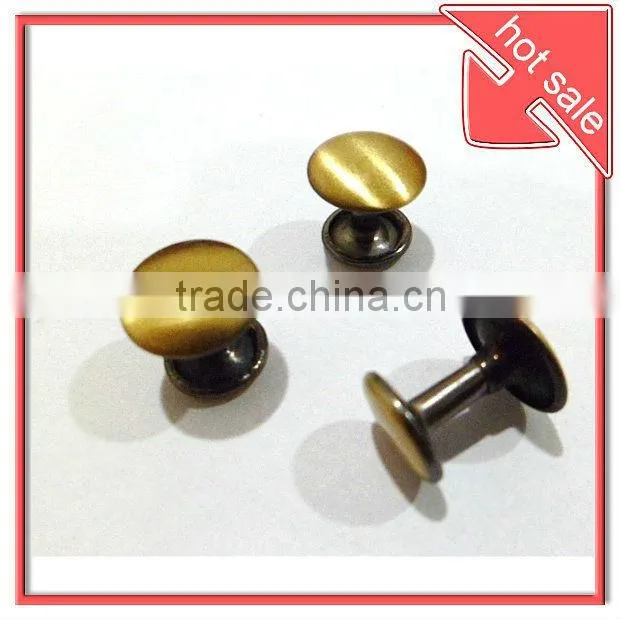 12mm clothing rivets,rivets for leather bags/belt/shoes.brass rivets