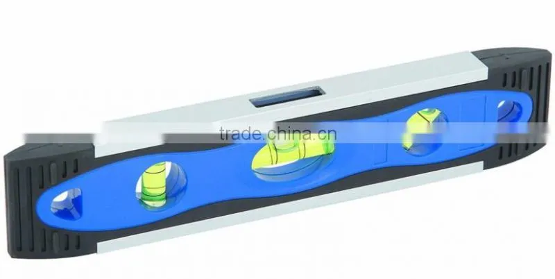 high quality double color injection molding gift Torpedo Spirit Level 9"