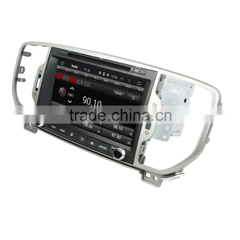 Android 5.1 car dvd player gps navigation system for KIA SPORTAGE 2016