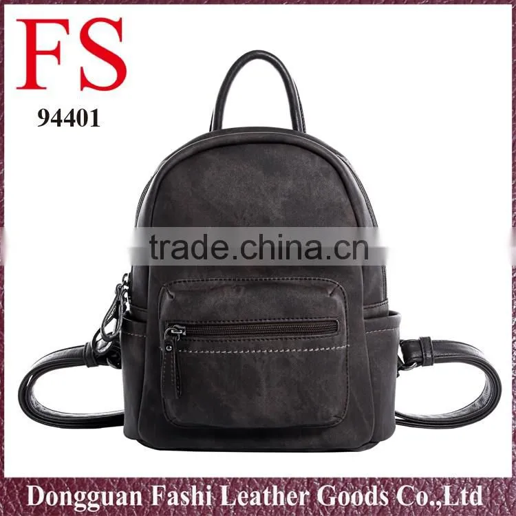 100% genuine leather outdoor hiking backpack