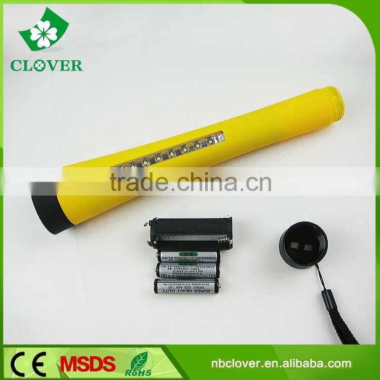 Made in China plastic 1 W and 10 LED most powerful led flashlight