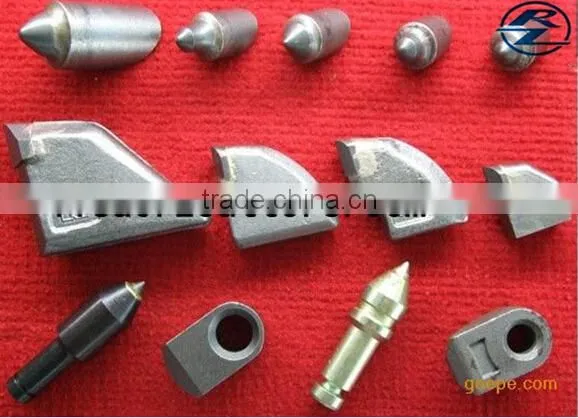 RT1 RT2 weld on carbide flat teeth HDD horizontal directional drilling bits