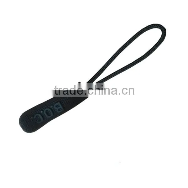 outdoor garment tpu rubber zip pull