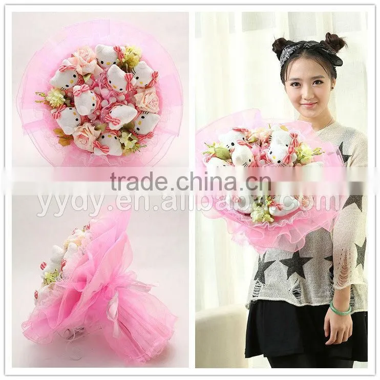 Valentine Gift Hello Kitty Plush Bouquet
