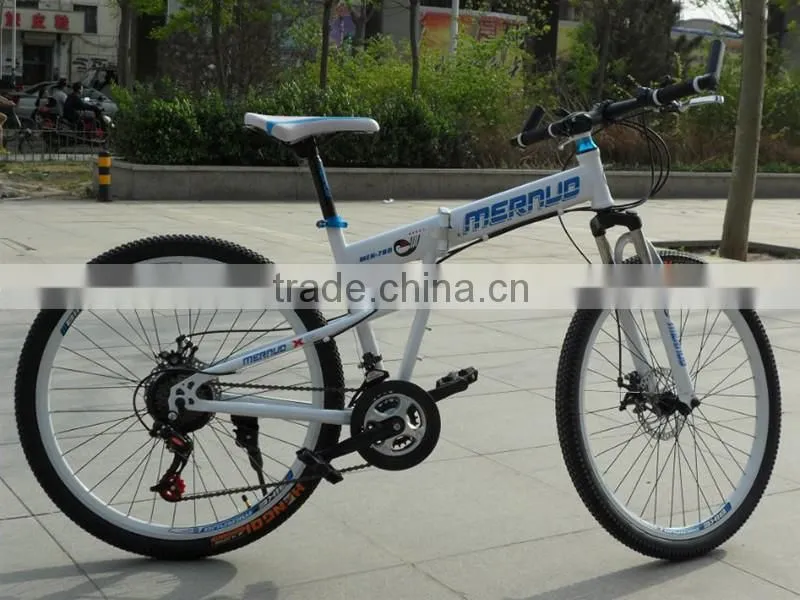 26-inch folding mountain bike 21 speed high-carbon steel shock absorbing mountain bike
