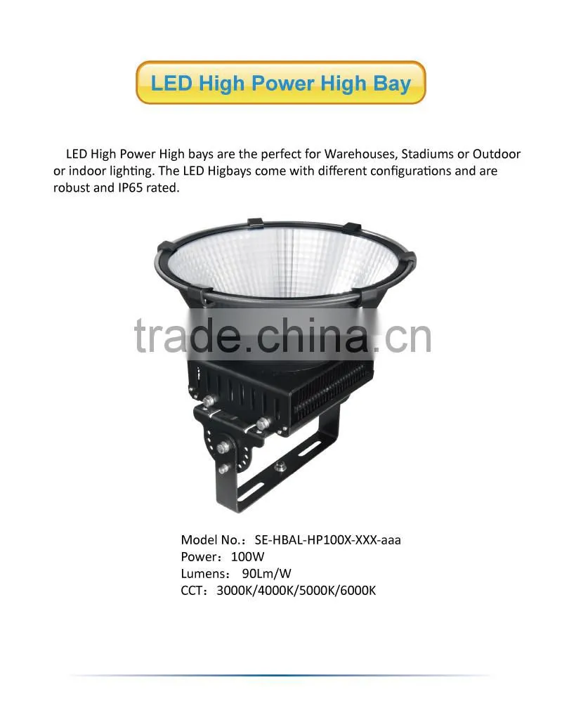 High Quality Waterproof 100W LED High Bay Light