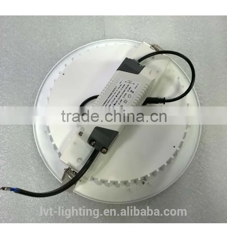 Ceiling mounted Triac dimmable round flat lamp with remote control