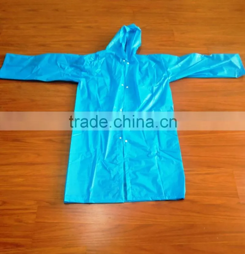 plastic raincoats in adult and child type