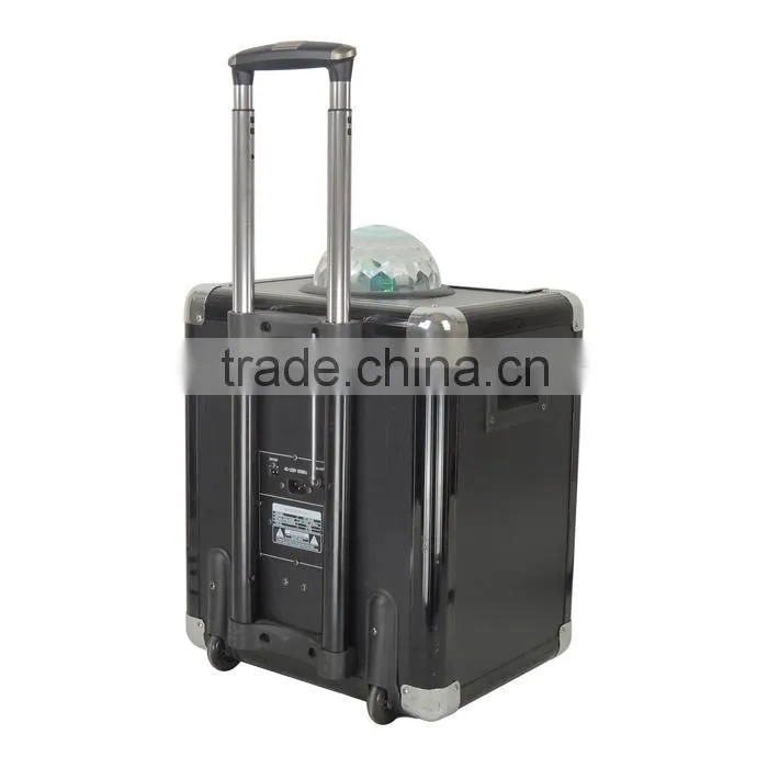 8" Bluetooth portable speaker box with ball light,USB,SD,FM Radio, portable speaker box L-95