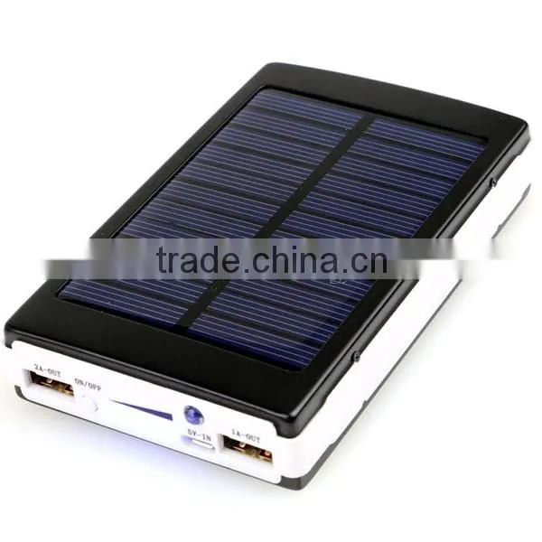 6000mAh Dual USB Solar Charger for Mobile Phone