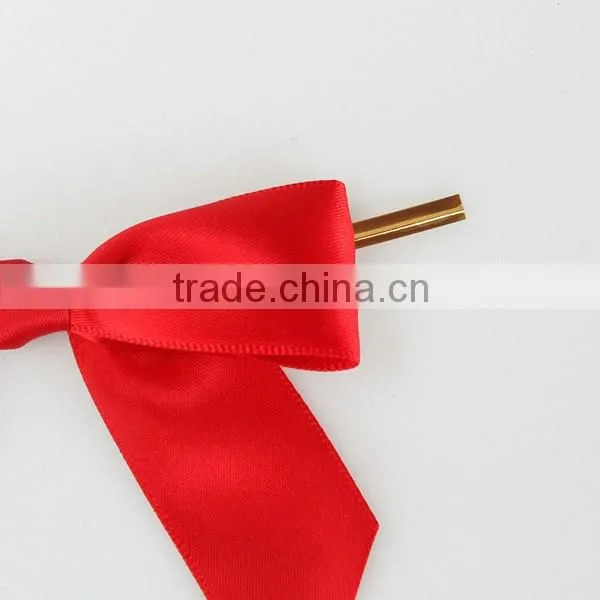 Customized Wrapping satin Elastic Ribbon Bow