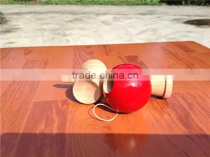 Memory MZ05 high glossy red solid kendama,quality professional kendama toy