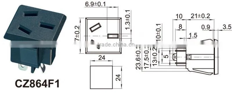 AS-03 industrial power socket,10a dc power connector,connector for dc motor