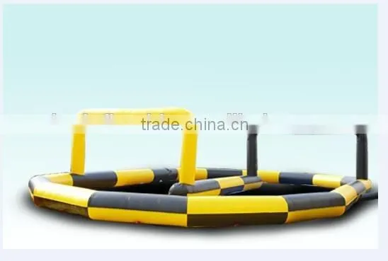 inflatable go kart race track