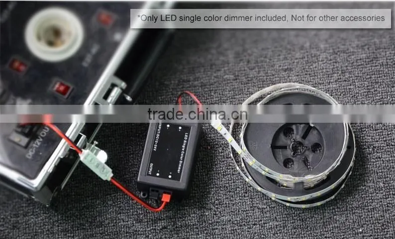 HOT sale RF 11 key remote controller led dimmer DC5V 12V 24V 8A