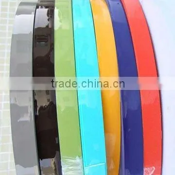 Yutong Glossy clear plastic edge banding pvc /abs edge banging for furniture particles