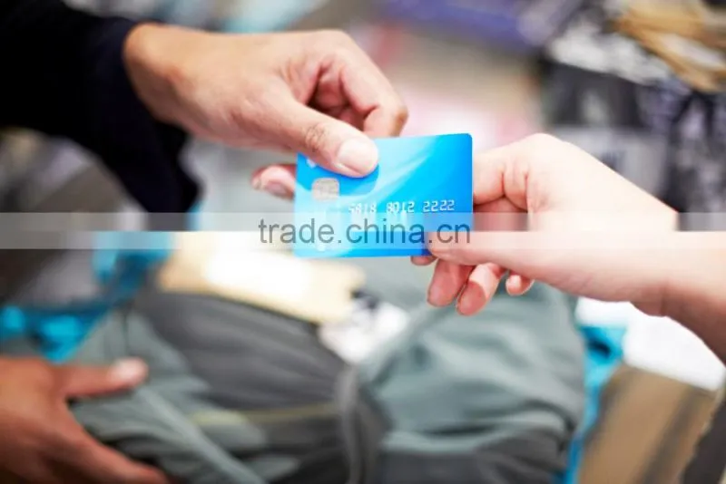 ESECU China manufacturer high quality standard dual interface unionpay credit ATM card, contact ic smart card