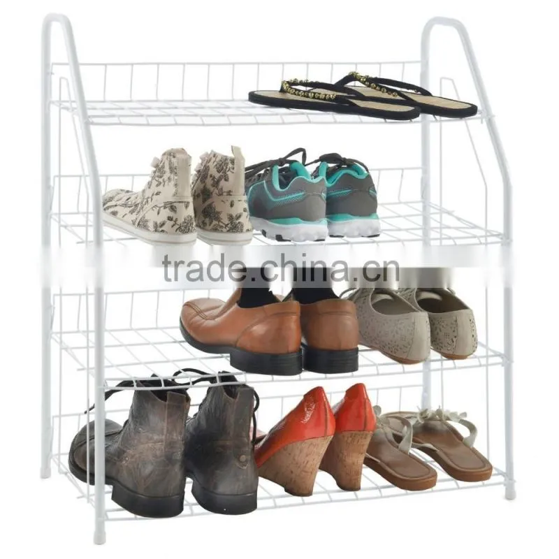 Icegreen 6-pair Metal Stackable Shoe Rack