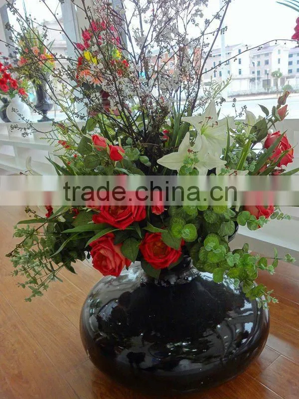 Real touch pot flower vase flower