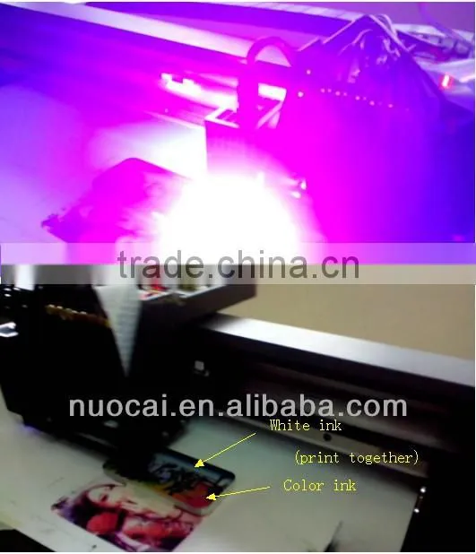 2014 New digital textile flatbed printing machine NC-0604 for plastice/ PVC card